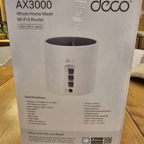 tp-link Whole Home Mesh Wi-Fi 6 Router