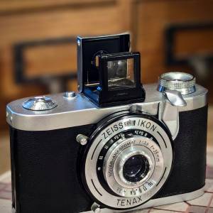 招財貓 Zeiss Ikon Tenax 135菲林/底片的正方形機械菲林機/底片機