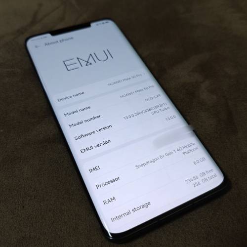 港行全套 華為 Huawei Mate 50 pro 8+256gb 黑色