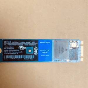 自用拆机 西数 SN550 NVME 256G m.2固态硬碟 Western Digital NVME 256G m.2 SSD