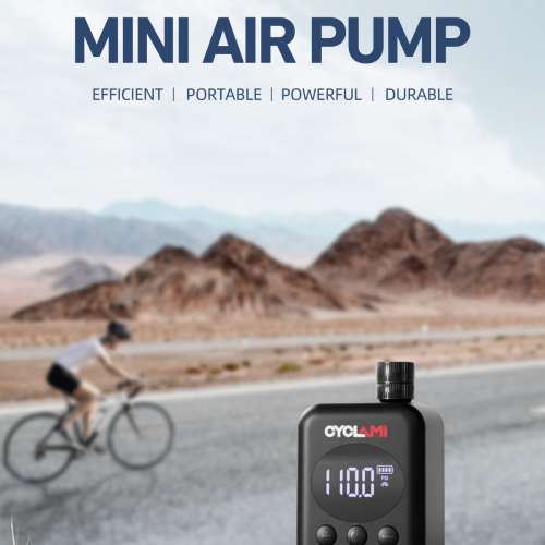 CYCLAMI Mini Bicycle Air Pump HW-139 150 PSI , Portable Electric Air Pump