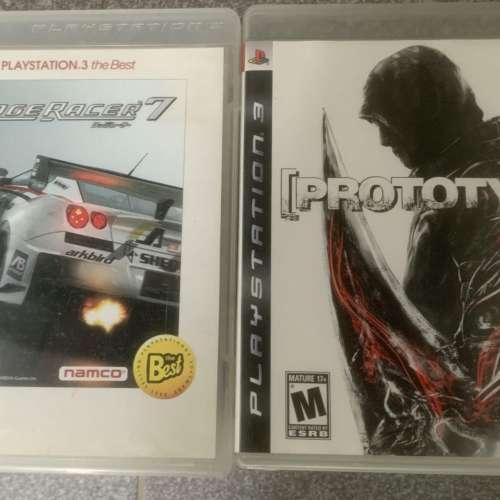 RIDDDGE RACER 7 + [PROTOTYPE]  PS3 Games Sony PlayStation  二隻HK$100.00