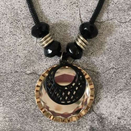 全新 黑色 頸鏈 Necklace
