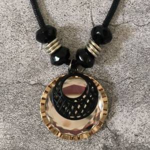 全新 黑色 頸鏈 Necklace