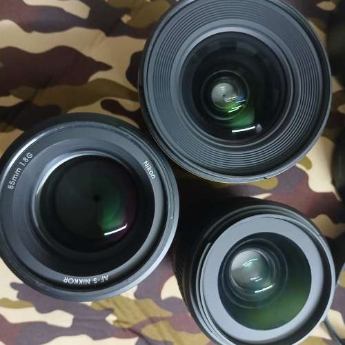 Nikon AFS 20f1.8 /35f1.8/85f1.8