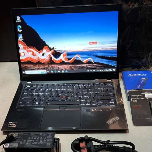 真95%新 Lenovo Thinkpad X13 Ryzen 5 Pro 4650U, 16GB, 新512G SSD, Win10 PRO, 新...