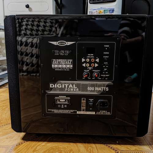 Earthquake minime dsp P12 subwoofer speaker 大地震12吋超低音喇叭