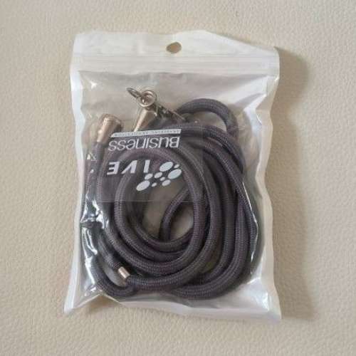 全新 灰色 斜孭 手機繩 手機帶