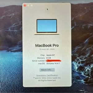 MacBook Pro 13" M1 8+512gb