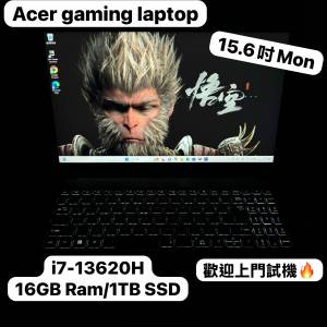 (荃灣實體店❤️‍🔥高質電競機) Acer  i7 13620H 16核/RTX4050/8,16GB Ram/128,51...