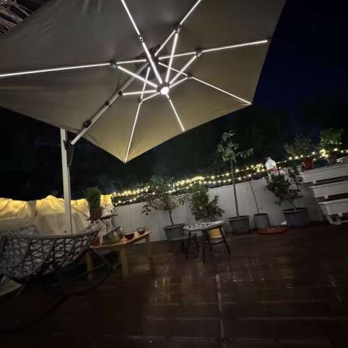 Outdoor parasols, garden umbrellas, outdoor stalls, Roman umbrellas