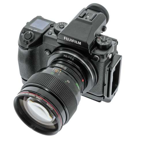 PEIPRO Canon FD & FL 35mm SLR lens To Fujifilm G-Mount Digital Camera Body