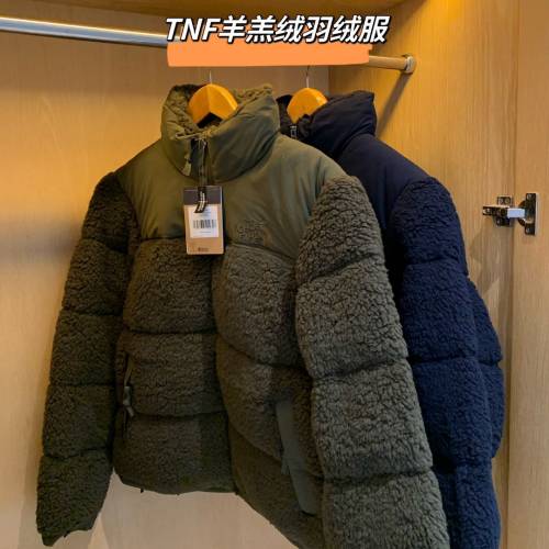 TNF北面羊羔毛羽絨服