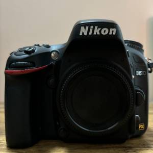 Nikon 數碼單反相機 D610 (淨機身)