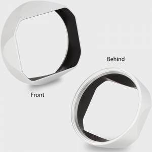 LH-LQ343W Metal Lens Hood For Leica Q3-43 銀色金屬遮光罩