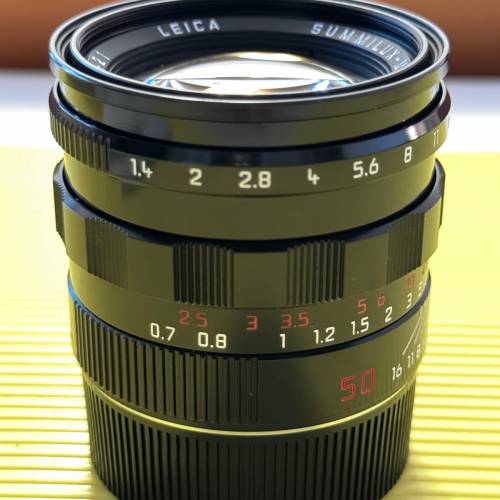 Leica Summilux 50mm f1.4 Black Paint E46 #11623 New Old Stock