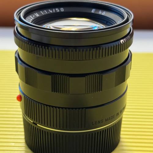 Leica Summilux 50mm f1.4 Black Paint E46 #11623 New Old Stock