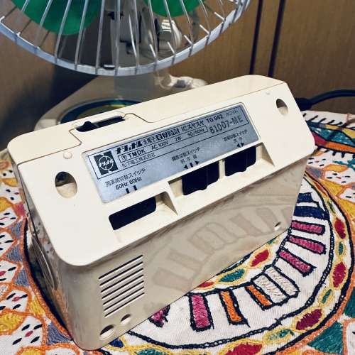 出售 昭和時期 National樂聲牌 電子數字鐘,經典米色,使用100v電壓,100%正常,款式經...