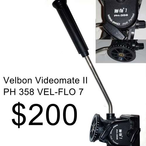 Velbon Videomate II PH 358 VEL-FLO 7 can $100