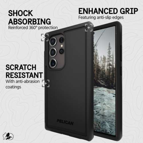 Pelican &ndash; Voyager Black For GALAXY S24 Ultra 手機殼