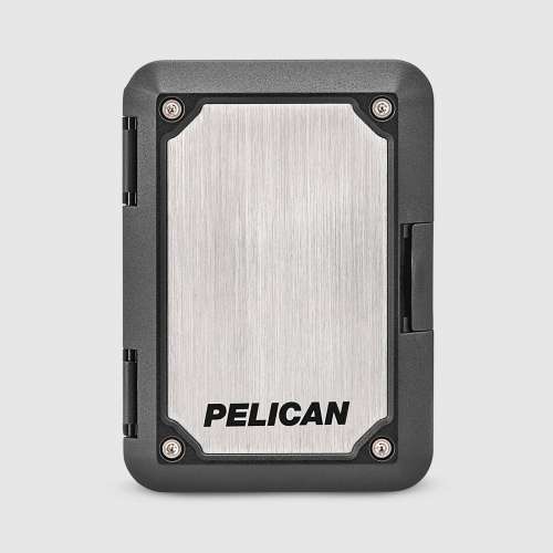 Pelican™ Shield MagSafe RFID Blocking Wallet (Brushed Aluminum / Gray 鈦金屬)