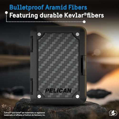 Pelican&trade; Shield MagSafe RFID Blocking Wallet (Carbon Fiber 碳纖維)