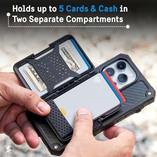 Pelican&trade; Shield MagSafe RFID Blocking Wallet (Carbon Fiber 碳纖維)