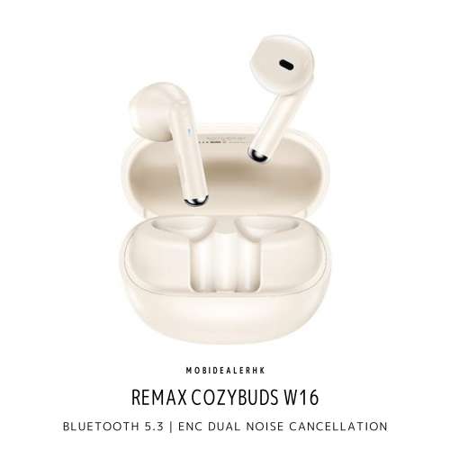 REMAX CozyBuds W16 雙ENC降噪 無線藍牙耳機
