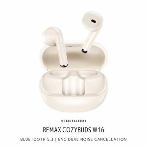 REMAX CozyBuds W16 雙ENC降噪 無線藍牙耳機