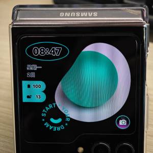 Samsung Flip 5  512GB 粉紫色   99％新