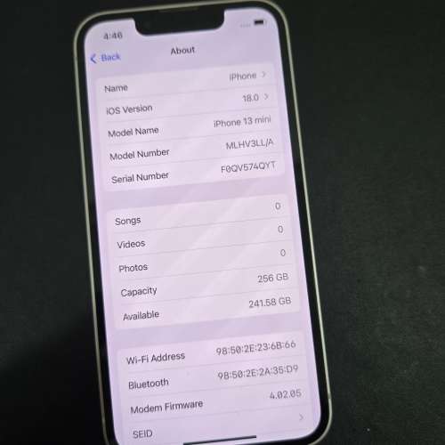 iPhone 13 Mini 256GB