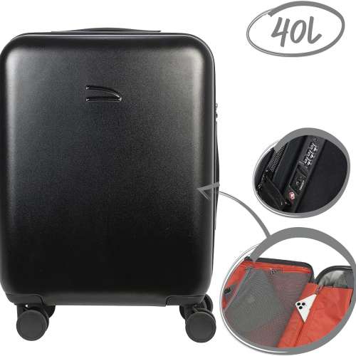 Tucano TED Trolley 40L (TED系列行李箱) - Black 黑色, Dark Blue 海軍藍, Red 紅色