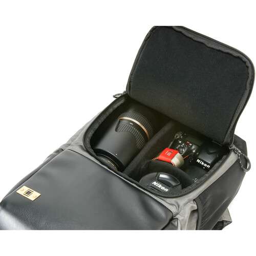 Artisan & Artist Basalt Camera Backpack (Black/Gray) / (ACAM-BS0001-BKGY)