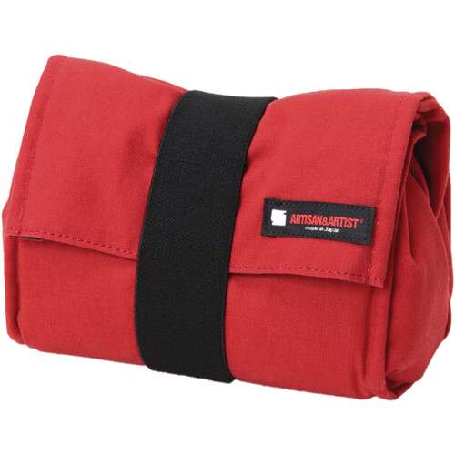 Artisan & Artist ACAM-76 Camera Pouch (Red) / (ACAM-76-RED)
