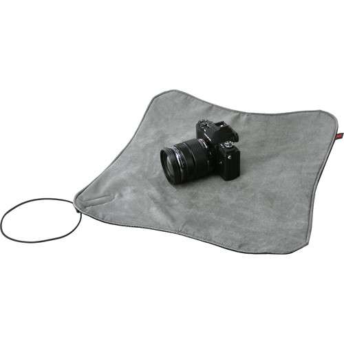 Artisan & Artist Acam 80 Cotton/Leather Camera Wrap (Black/Gray)