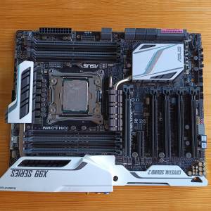 (14核28線程 X99組合) ASUS X99 DELUXE 主板+ Xeon E5 2683 V3