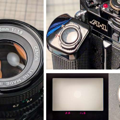 CANON A1 + Motor Drive MA摩打 + FD 50mm f/1.8