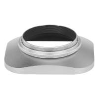 LH-LC43W 43mm Square Metal Screw-in Mount Lens Hood 方形遮光罩 - Silver