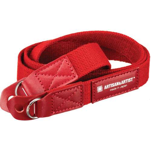 Artisan & Artist ACAM-102 Camera Strap (Red) / (ACAM-102-RED)