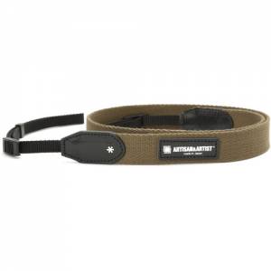 Artisan & Artist ACAM-110 Slim Tape Camera Strap (Khaki) / (ACAM-110A-KK)