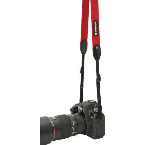 Artisan & Artist ACAM-110 Slim Tape Camera Strap (Red) / (ACAM-110A-RED)