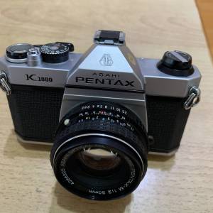 經典Pentax 全機械 全手動相機連原廠50mm 2光圈鏡頭 9成新已上