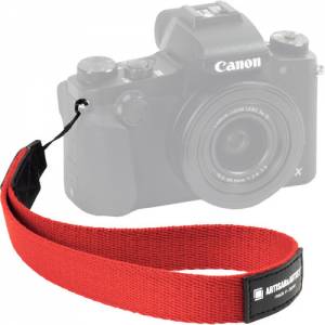 Artisan & Artist ACAM 296 Acrylic Camera Wrist Strap (Red) / (ACAM-296-RED)