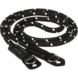 Artisan & Artist ACAM-701 Pin-Dot Cord Strap (Black/White, Standard)