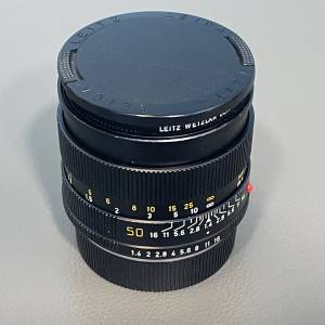 Leica Leitz Wetzlar lens 3-cam Summilux-R 1:1.4/50