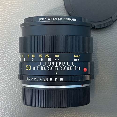Leica Leitz Wetzlar lens 3-cam Summilux-R 1:1.4/50