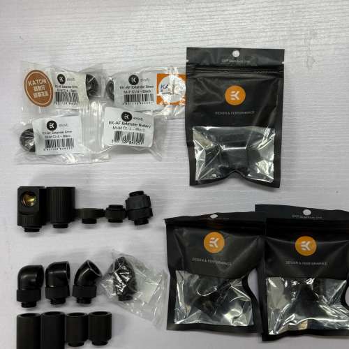 EK-Quantum Torque 10/16軟管水冷fitting 90度頭 45度頭 延長頭等等