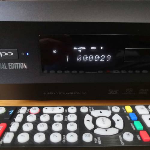 OPPO BDP-105D SE升級版旗艦級藍光機(90%新,100%全正常,全原廠升級冇JB)
