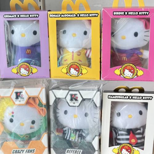 絕版麥當勞Hello Kitty公仔6隻