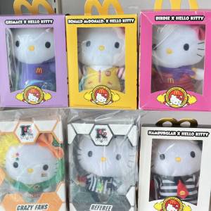 絕版麥當勞Hello Kitty公仔6隻